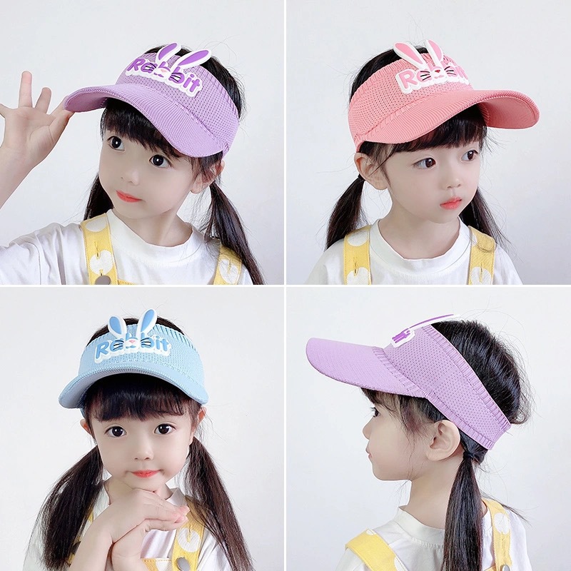 Topless Hat Children&#039;s Hat Men&#039;s Spring and Summer New Peaked Cap Sun Protection Baby&#039;s Sun Hat Cartoon Cute Topless Hat Women