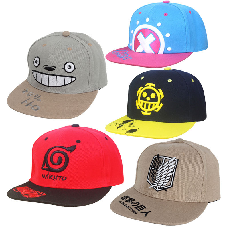 Anime Peripheral One Piece Luo Attack on Titan Qiao Ba Fire Shadow Leisure Korean Baseball Sun Hat Children&#039;s cap