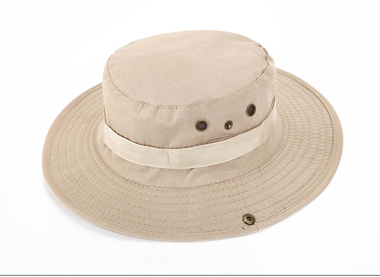 Factory Wholesale Jungle Camouflage Hat Men Sun-Proof Rounded Hat Beni Bucket Hat Fishing Hat Outdoor Leisure Cap