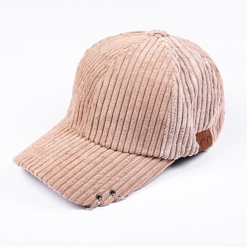 New product south Korean baseball CC hat lovers corduroy cap leisure hat manufacturers wholesale.