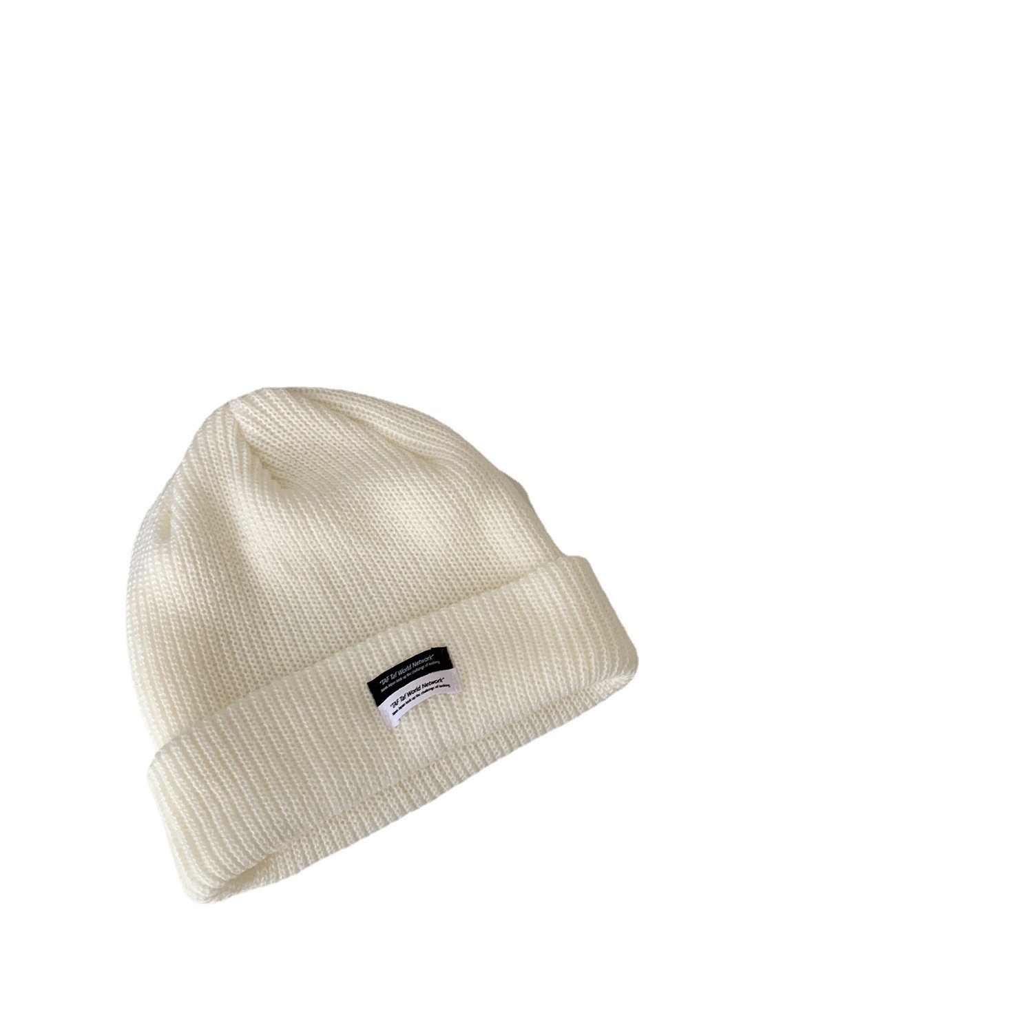 Korean Simple Big Head Woolen Cap Women&#039;s Autumn and Winter Labeling Hat Female Korean Fashion Ins Leisure cap