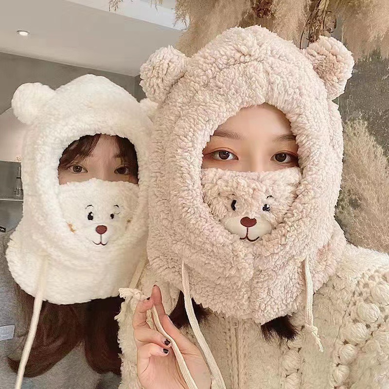 Leisure cap Winter Female Winter Cycling Cold Protection Warm Hat Female Autumn and Winter Fashion Hat