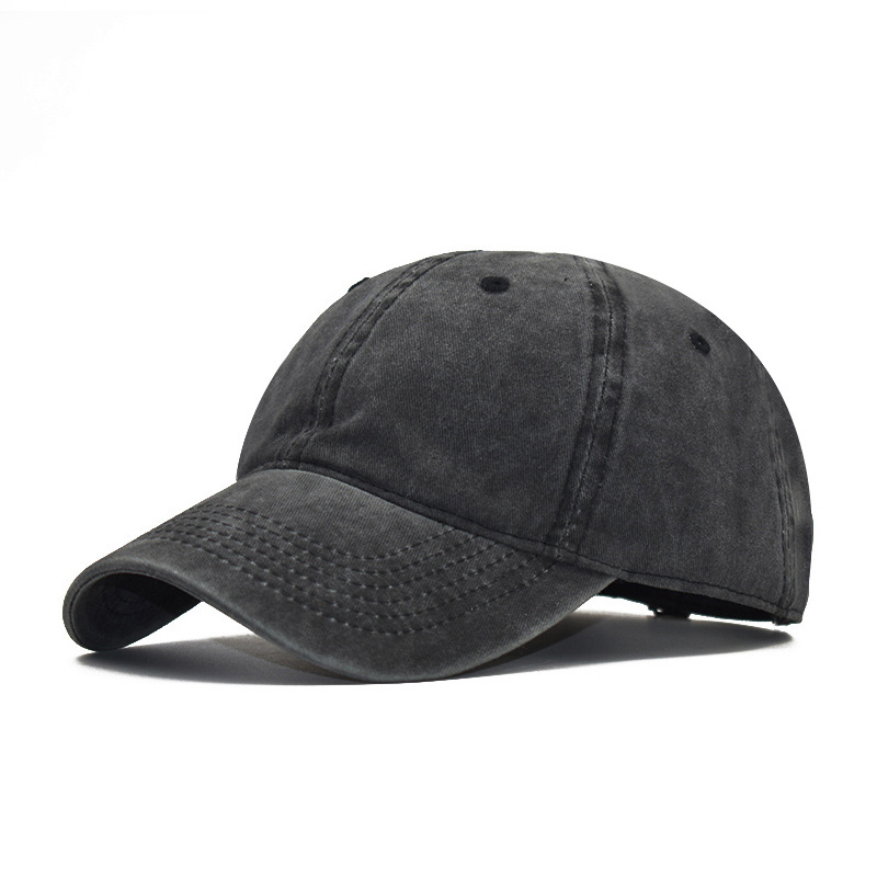 Cross-Border AliExpress Adults and Children Parent-Child Washed Pure Cotton Solid Color Light Board Baseball Cap Men&#039;s Stitching Baseball Cap