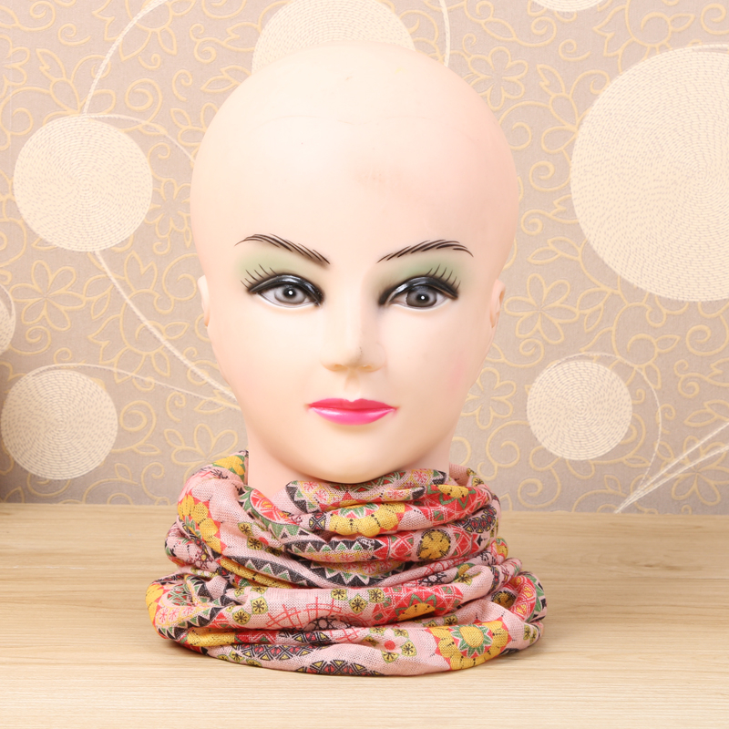 Korean version of the national style printed hat head with dovetail ring accessories
