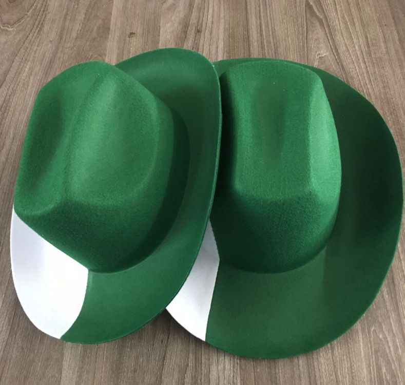 Factory direct selling non-woven national flag hat cowboy style World Cup hat jazz hat can be woven
