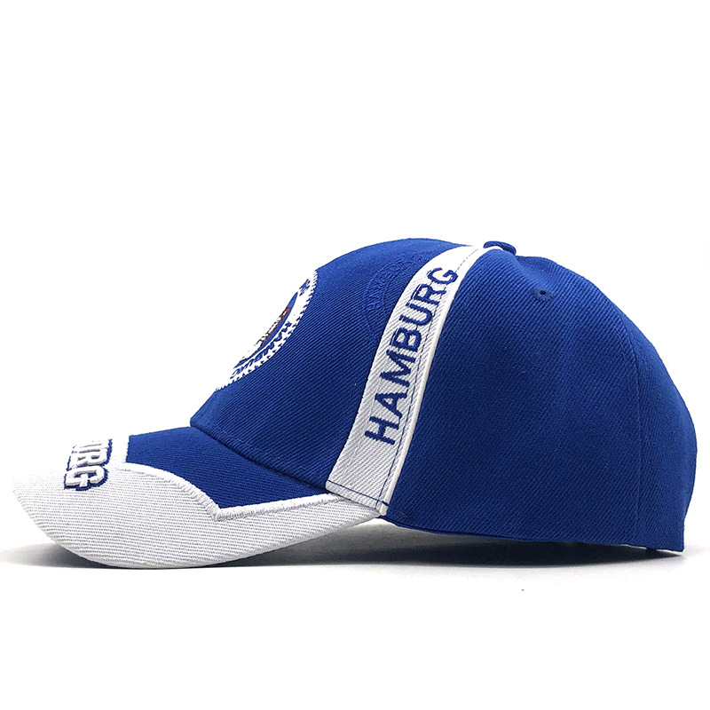 Cross-Border Hamburg Fortress National 3D Embroidery Baseball Cap Amazon Men and Women Spring, National hat