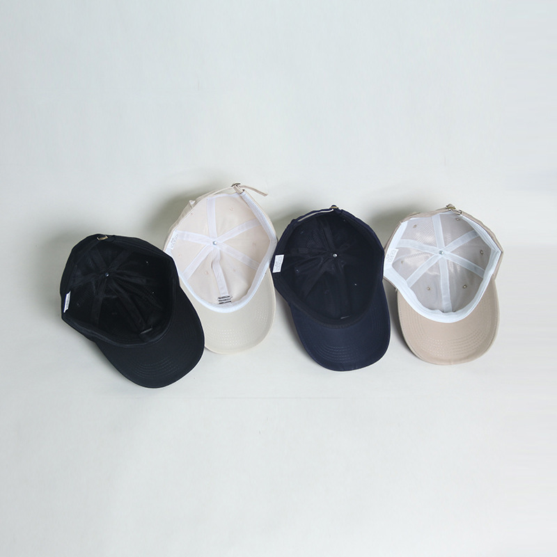 Peaked Cap Three Bars Street Curved Brim Hiphop Soft Top Casual Baseball Hat