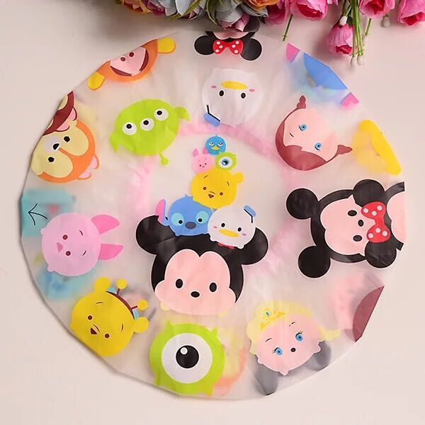 Bath cap can be cat Merledi bath cap with thick lace rubber band waterproof bath cap oil treatment cap dust cap
