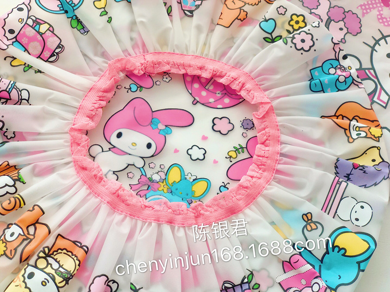 Card pass bath cap Cat Merlotte bath cap thickened lace rubber band waterproof bath cap oil treatment cap dust cap
