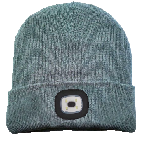 USB Rechargeable Light Cap Led Knitted Hat Cap Rechargeable LED Light-Emitting Hat Led Woolen Cap