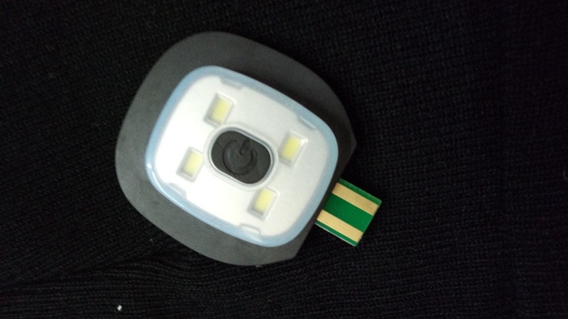USB Rechargeable Light Cap Led Knitted Hat Cap Rechargeable LED Light-Emitting Hat Led Woolen Cap