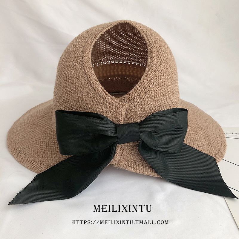 Women&#039;s Open-Top Sun Hat Fashionable Big Brim Foldable Wide Brim Hat Summer Hat Sun Protection Hat Customized