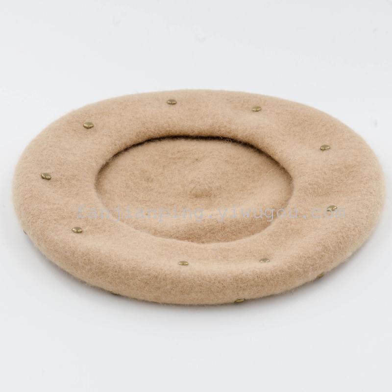 Nail wool knitted fashion Beret