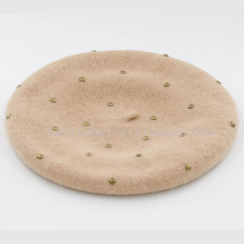 Nail wool knitted fashion Beret