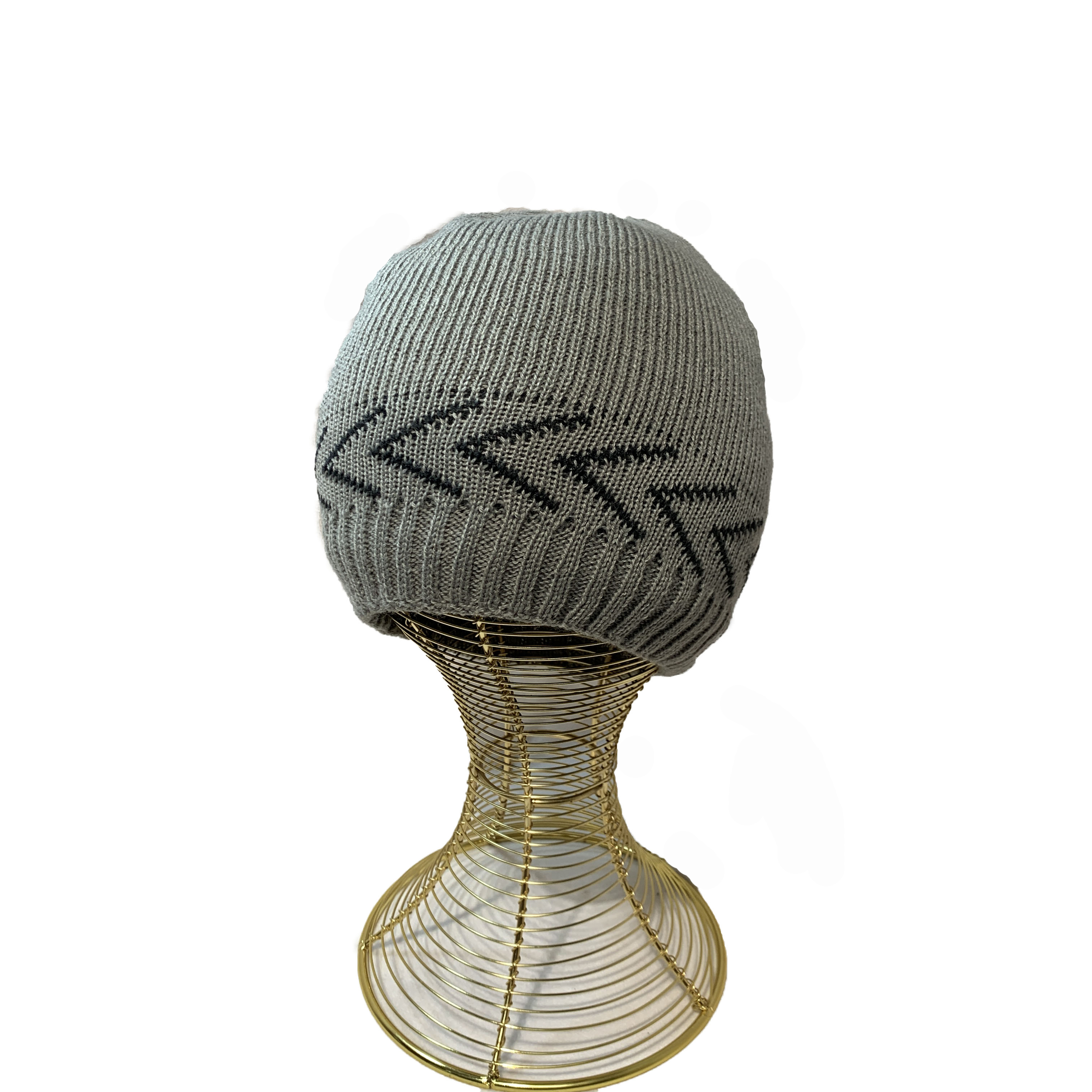 Unisex Fleece-Lined Knitting Wool Pullover Hat Adult Warm Woolen Hat Knitted Hat