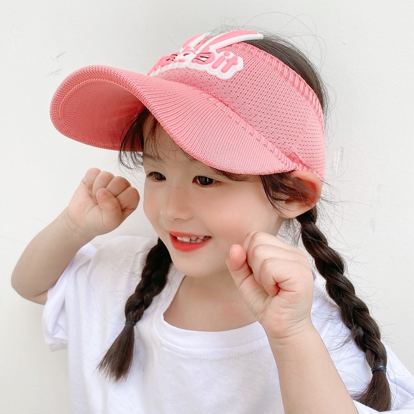 Children&#039;s Air Top Fur Cartoon Peaked Cap Sun Hat Summer Trending Men and Women UV Protection Sun Protection Baby&#039;s Sun Hat