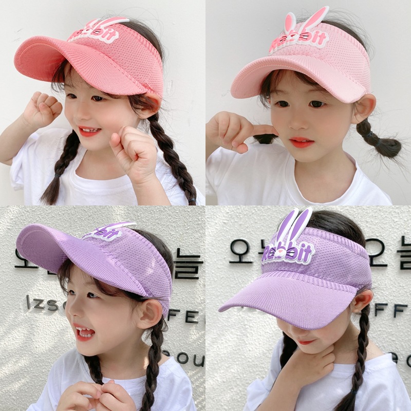 Children&#039;s Air Top Fur Cartoon Peaked Cap Sun Hat Summer Trending Men and Women UV Protection Sun Protection Baby&#039;s Sun Hat
