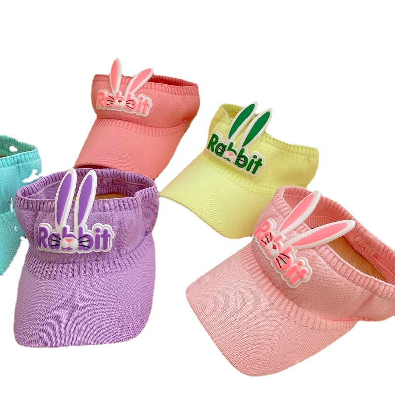 Children&#039;s Air Top Fur Cartoon Peaked Cap Sun Hat Summer Trending Men and Women UV Protection Sun Protection Baby&#039;s Sun Hat