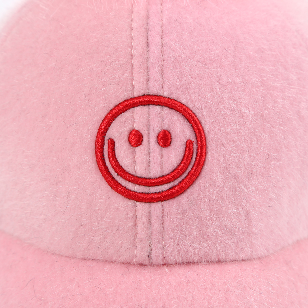 Children&#039;s Hat Trendy Autumn and Winter Boys and Girls Warm Fur Ball Baseball Cap Baby Sun-Poof Peaked Cap 2021 New