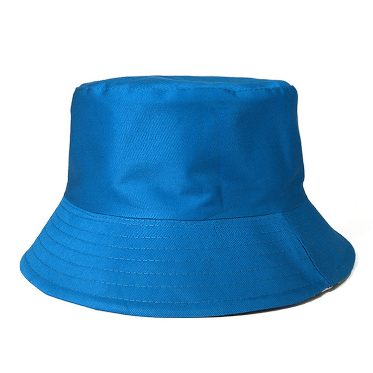 Stall Supply Cheap Bucket Hat Advertising Cap Customized Bucket Hat Flat Top Sun Protection Hat Traveling-Cap Wholesale