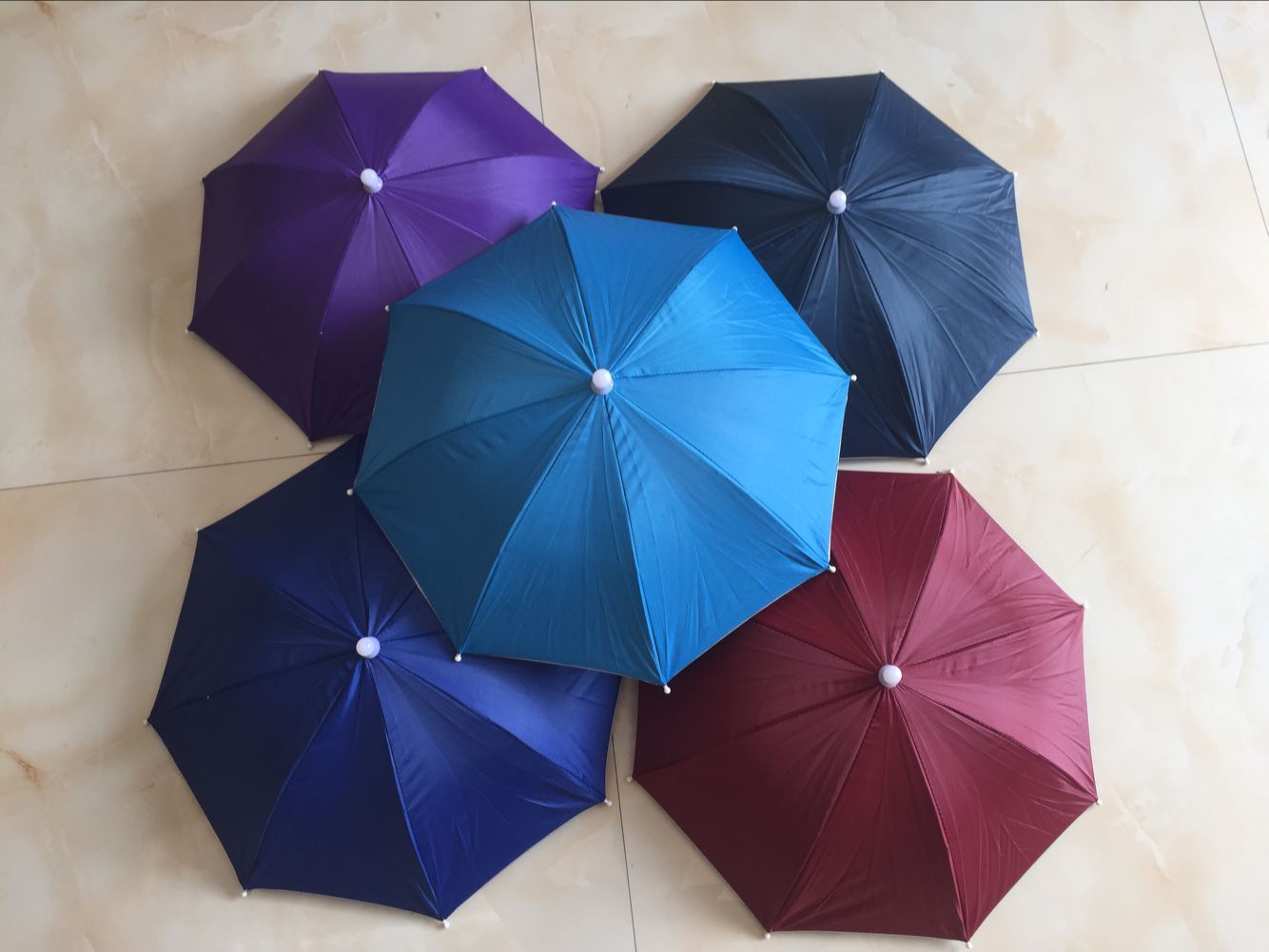 65cm Diameter Large Foreign Trade Umbrella Cap Advertising Umbrella Stall Umbrella Sun Protection Hat Umbrella Whole