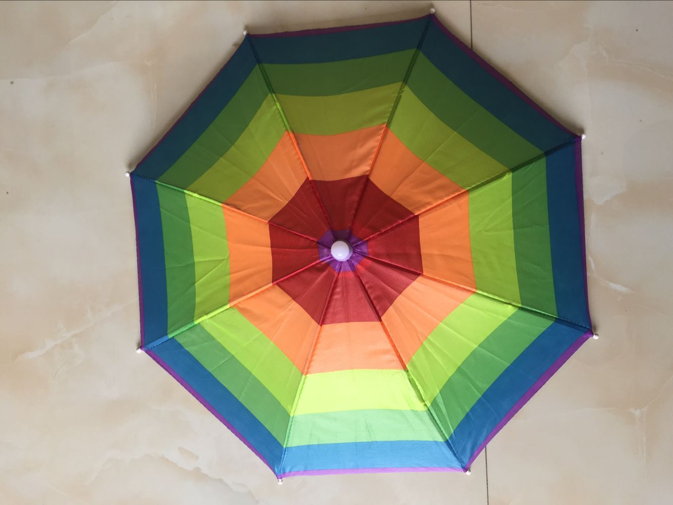 65cm Diameter Large Foreign Trade Umbrella Cap Advertising Umbrella Stall Umbrella Sun Protection Hat Umbrella Whole