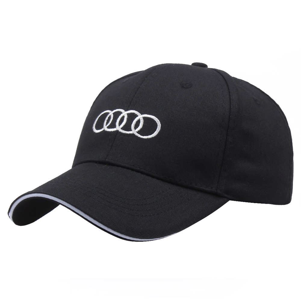 Foreign Trade Wholesale Spot Racing Baseball Cap Word Pure Cotton Car Activity Peaked Cap Advertising Sun Hat