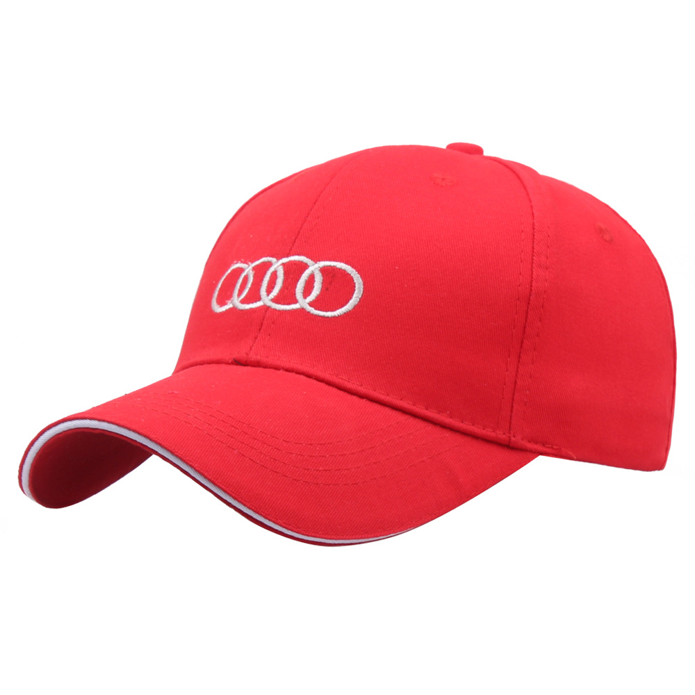 Foreign Trade Wholesale Spot Racing Baseball Cap Word Pure Cotton Car Activity Peaked Cap Advertising Sun Hat