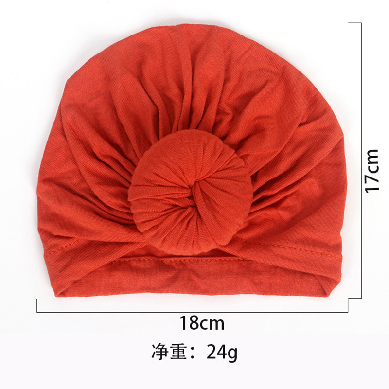 2019 New Style for Autumn and Winter 16-Color Children&#039;s Knotted Sleeve Cap Ins Hot Selling Baby Hat Newborn Supplies
