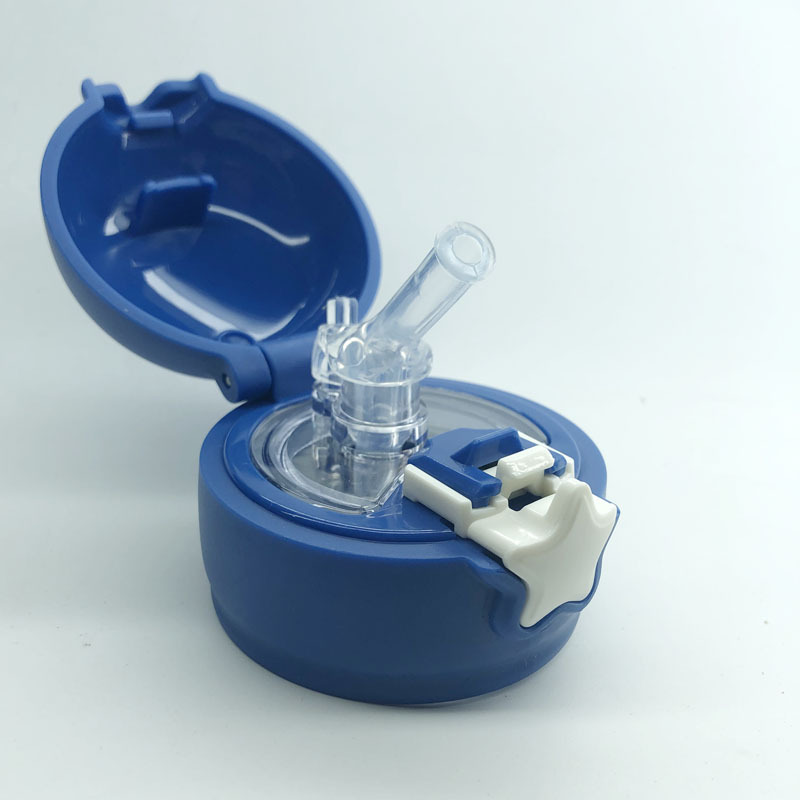 New Transparent Stars Children&#039;s Thermal Carafe Cup Lid Straw Cover Student Cup Cap with Drinking Straw Universal Straw