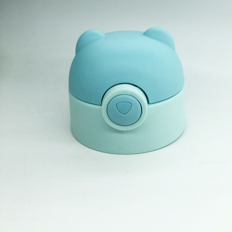 Dkadi Cartoon Children&#039;s Kettle Cup Lid Straw Cap Vacuum Cup Water Cup Cover Anti-Cup Lid Accessories Free Straw