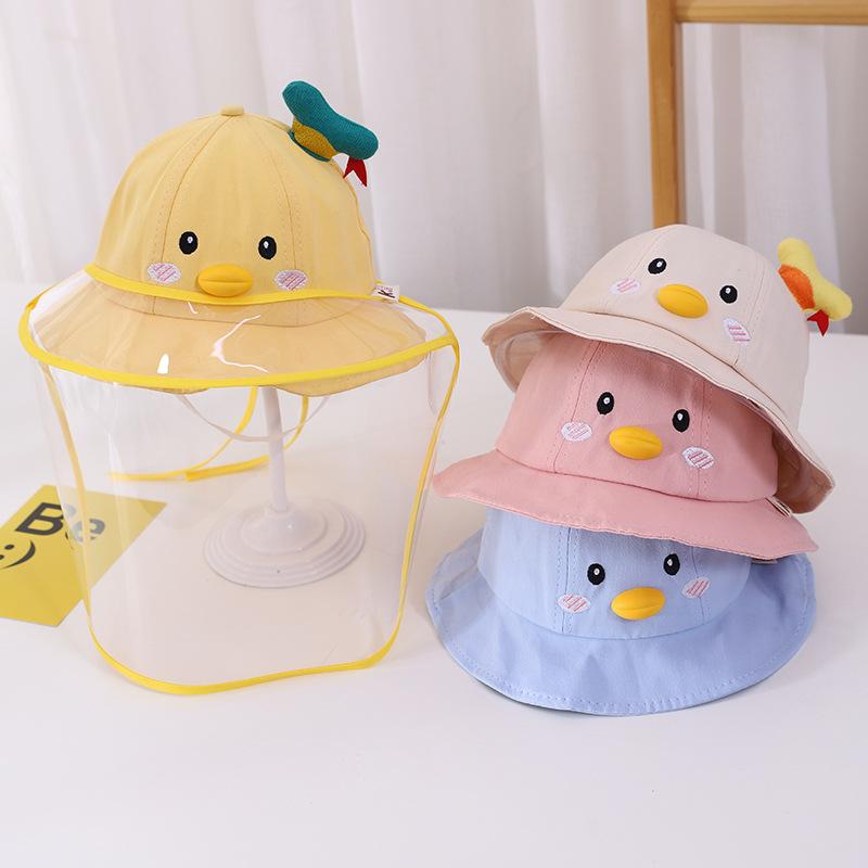  Anti-Droplet Bucket Hat Thin Children&#039;s Bucket Hat Safety Sun Hat Boy Children&#039;s cap