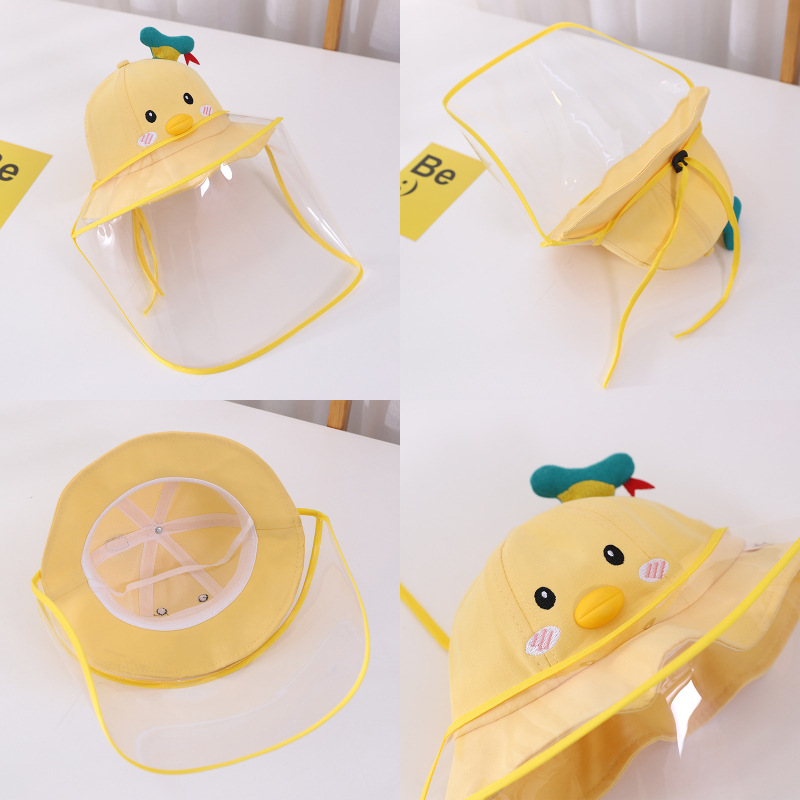  Anti-Droplet Bucket Hat Thin Children&#039;s Bucket Hat Safety Sun Hat Boy Children&#039;s cap