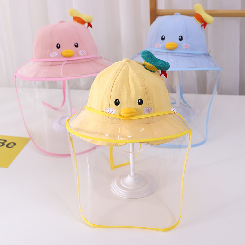  Anti-Droplet Bucket Hat Thin Children&#039;s Bucket Hat Safety Sun Hat Boy Children&#039;s cap