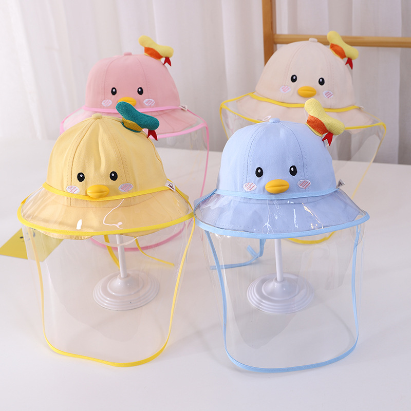  Anti-Droplet Bucket Hat Thin Children&#039;s Bucket Hat Safety Sun Hat Boy Children&#039;s cap