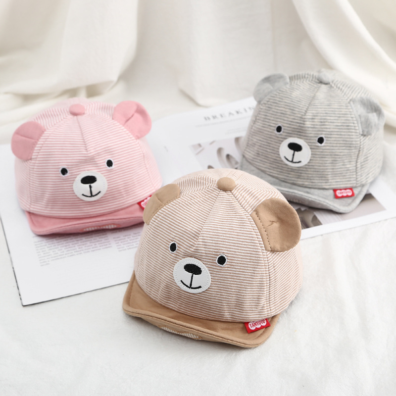 Babies&#039; Spring and Autumn Sunshade Baby Girl Boy Children&#039;s Thin Sun Baseball Summer Fisherman Duck Tongue Newborn Cap