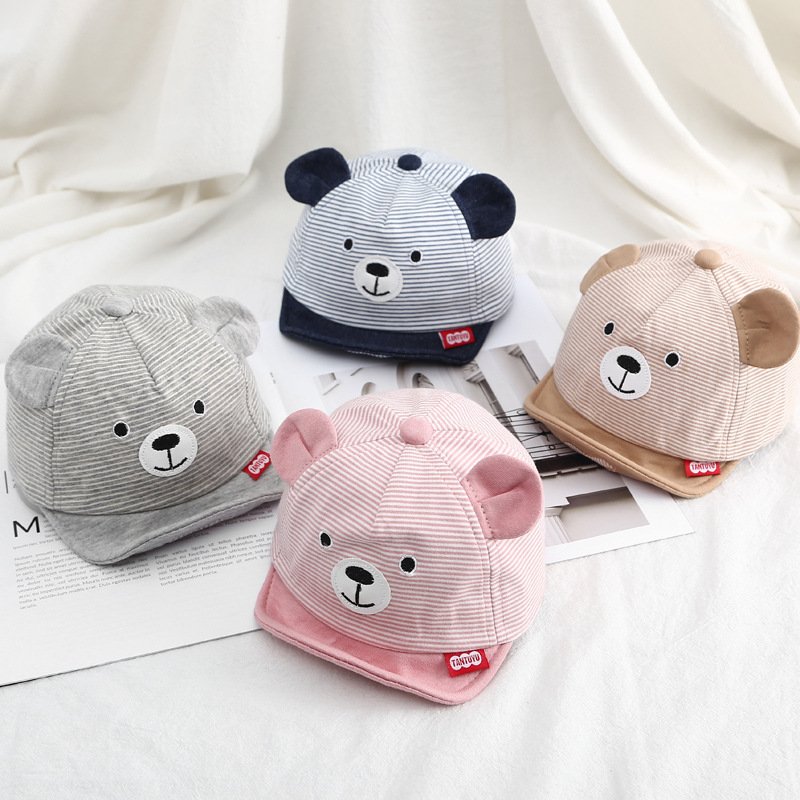 Babies&#039; Spring and Autumn Sunshade Baby Girl Boy Children&#039;s Thin Sun Baseball Summer Fisherman Duck Tongue Newborn Cap