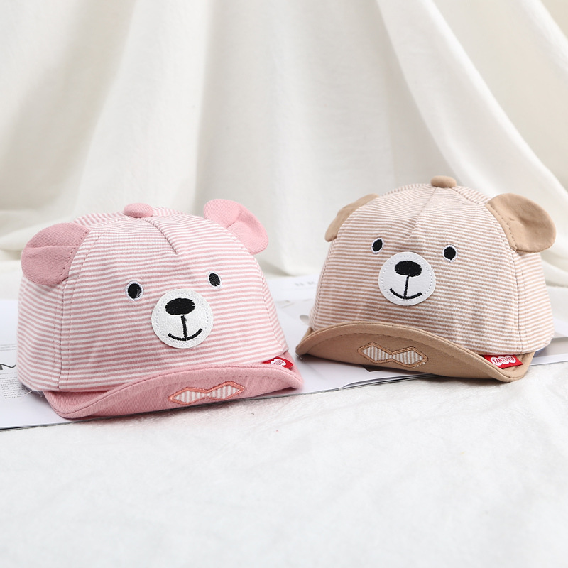 Babies&#039; Spring and Autumn Sunshade Baby Girl Boy Children&#039;s Thin Sun Baseball Summer Fisherman Duck Tongue Newborn Cap
