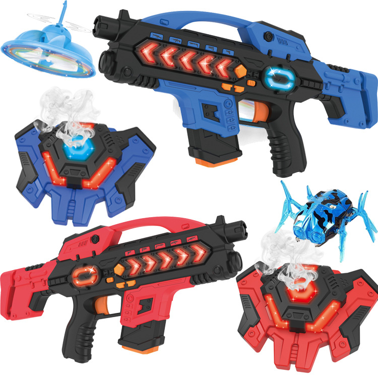 Children&#039;s Cap Gun Infrared Induction Electric Toy Gun Spider UFO Gun Toy Laser Battle Gun