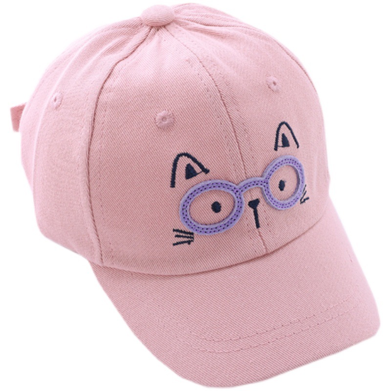 Children&#039;s Hat Spring and Autumn Men&#039;s and Women&#039;s Baby Peaked Cap Cotton Cute Sun-Proof Korean Parent-child cap