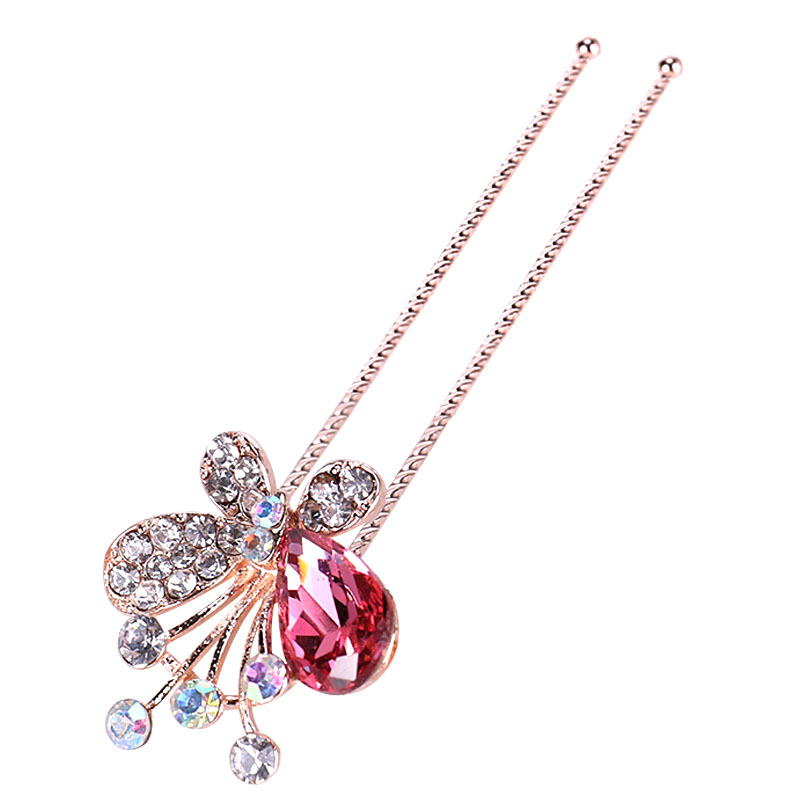 Pin Hairpin U-Clip Cheongsam Catwalk Updo Butterfly Hair Plug Barrettes Head Accessories Small Hairpin U hairpin