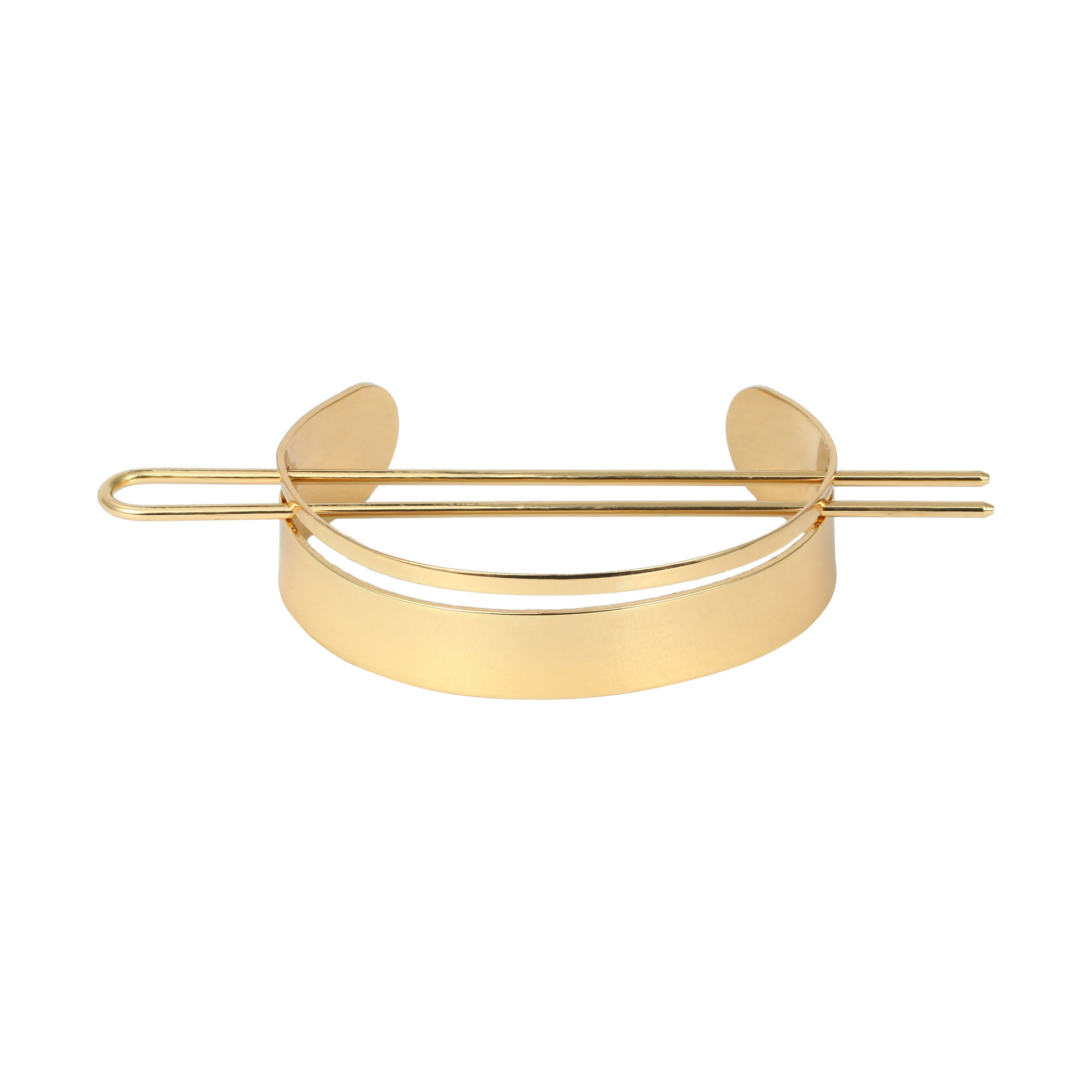 Amazon New Glossy Hairpin Half Circle Metal Simplicity U-Shaped Hair Clasp Cross-Border Updo Hair Plug Manufacturer