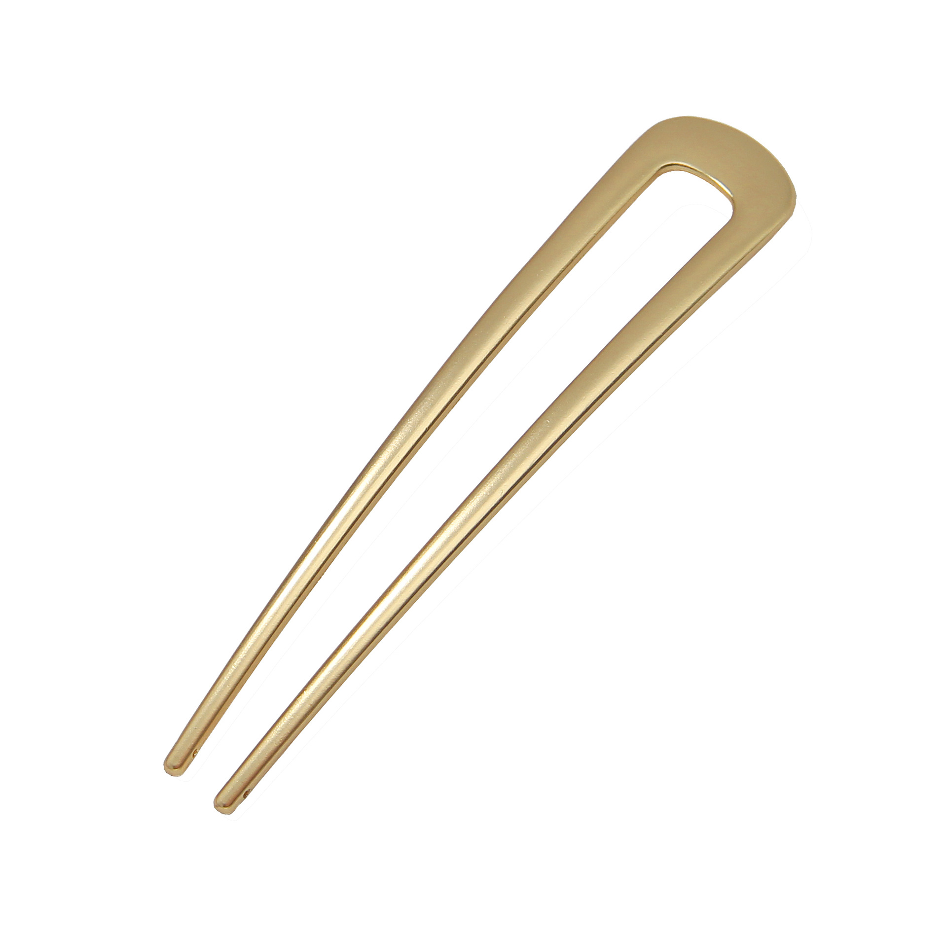 Japanese and Korean Light Luxury and Simplicity All-Matching Retro Hair Clasp U-Shaped Metal Maintains Color Hairpin Tie up the Hair Chopsticks Cold Style Hair Accessories