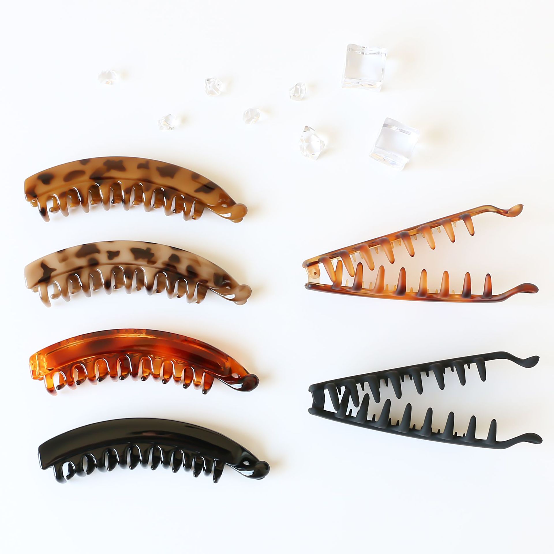 Vertical Hairpin Korean Style Hair Accessory for Ponytail Banana Clip Large Simplicity Hairpin Vertical Clip Temperament Back Head Hair Accessories Hairpin