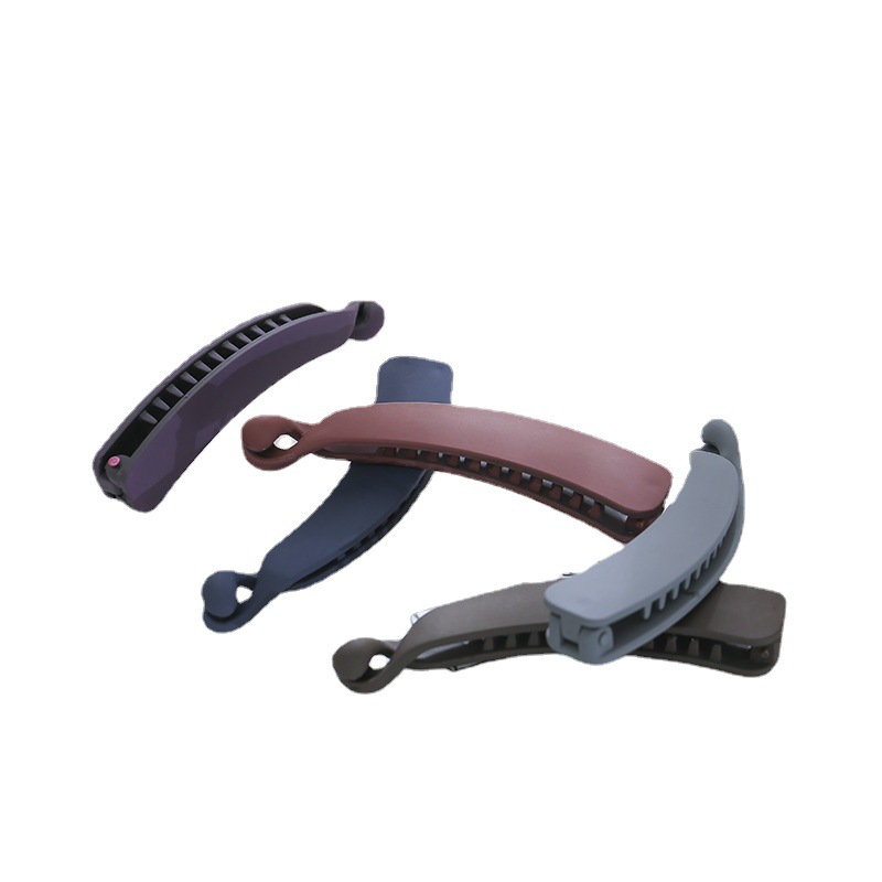 New Online Influencer Refined Clip Headdress Hairpin Back Head Ponytail Clip Vertical Clip Clip Horizontal Clip Non-Slip Banana Clip Female