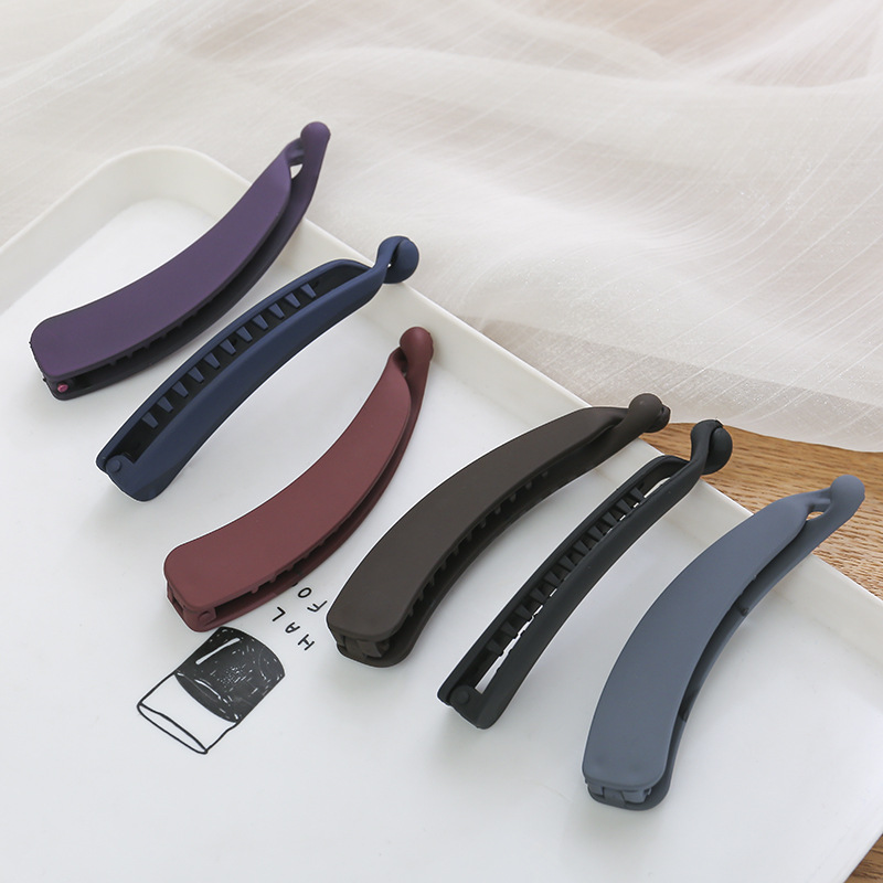 New Online Influencer Refined Clip Headdress Hairpin Back Head Ponytail Clip Vertical Clip Clip Horizontal Clip Non-Slip Banana Clip Female