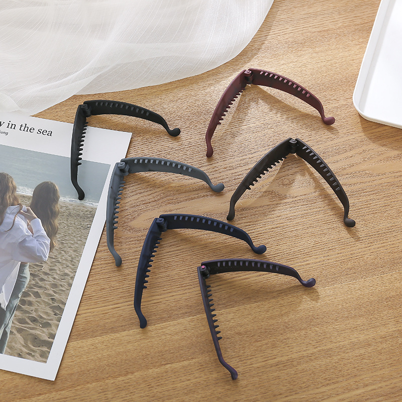 New Online Influencer Refined Clip Headdress Hairpin Back Head Ponytail Clip Vertical Clip Clip Horizontal Clip Non-Slip Banana Clip Female