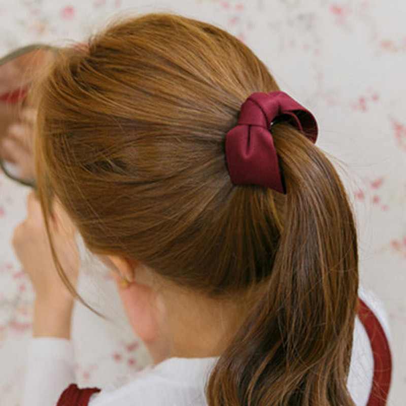 Korean Hairpin Ponytail Clip Bow Claw Clip Bow Twist Clip Bow Banana Clip Cloth Hairpin
