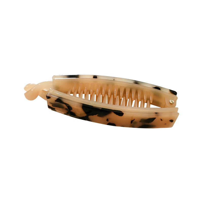 Jewelry New Korean Fashion Banana Clip Tie Ponytail Hairpin Acetate Plate Adult Hair Accessories Women&#039;s Twist Clip