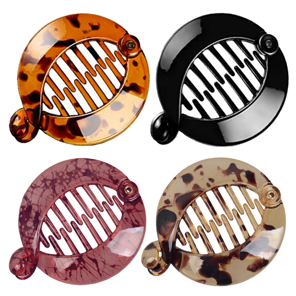 Manufacturer Cross-Border Supply European and American Fashion Female Hairpin High Quality Oxford Lentils Clip Banana Clip Hair Accessories